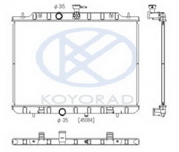 8 499 р. X-TRAIL РАДИАТОР ОХЛАЖДЕН 2 MT (KOYO) KOYORAD nnxtr07-913  с доставкой в г. Керчь. Увеличить фотографию 1