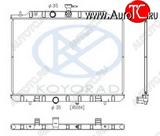 8 499 р. X-TRAIL РАДИАТОР ОХЛАЖДЕН 2 MT (KOYO) KOYORAD nnxtr07-913  с доставкой в г. Керчь