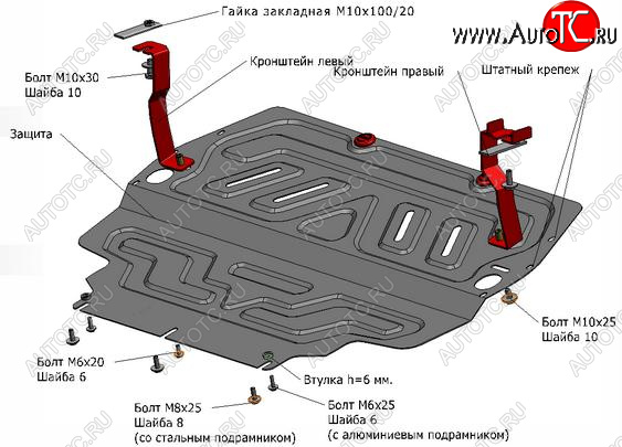 1 649 р. SUPERB (OCTAVIA A5YETIGOLF VVIJETTA 05-TOURAN 07-) ЗАЩИТА ПОДДОНА ДВИГАТЕЛЯ + КПП , С КРЕПЛЕН , СТАЛЬН BODYPARTS sdsup08-9f0  с доставкой в г. Керчь
