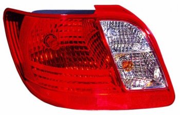 Левый фонарь DEPO KIA Rio  2 JB (2005-2009) дорестайлинг седан