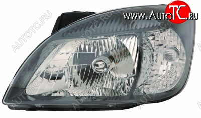 9 999 р. Левая фара (c электрокорректором) DEPO  KIA Rio  2 JB (2005-2009) дорестайлинг седан  с доставкой в г. Керчь