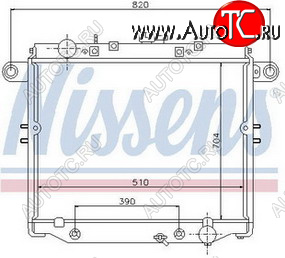 23 399 р. LANDCRUISER {2UZFE (LX470 02-)} РАДИАТОР ОХЛАЖДЕН AT 4.7 (KOYO) KOYORAD tylan98-911  с доставкой в г. Керчь