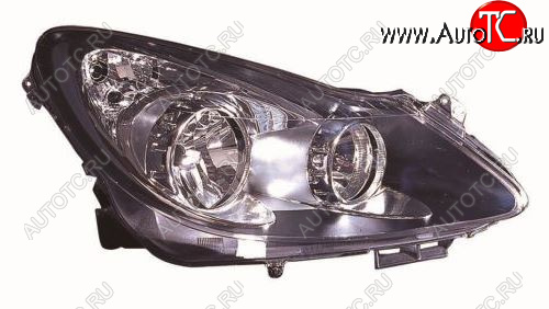 10 699 р. Правая фара (под корректор) DEPO Opel Corsa D дорестайлинг, хэтчбэк 3 дв. (2006-2010)  с доставкой в г. Керчь