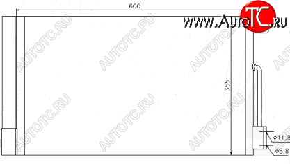 4 599 р. CORSA КОНДЕНСАТОР КОНДИЦ (см.каталог) BODYPARTS opcor06-931  с доставкой в г. Керчь