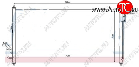 3 499 р. MURANO КОНДЕНСАТОР КОНДИЦ BODYPARTS nnmur03-930  с доставкой в г. Керчь