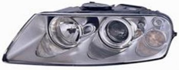 Левая фара (c электрокорректором) DEPO Volkswagen Touareg  GP (2002-2007) дорестайлинг