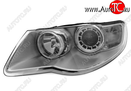 13 399 р. Левая фара (c электрокорректором) DEPO  Volkswagen Touareg  GP (2006-2010) рестайлинг  с доставкой в г. Керчь