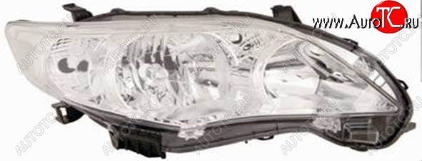 8 349 р. Правая фара (под корректор) BodyParts  Toyota Corolla  E150 (2009-2013) седан рестайлинг  с доставкой в г. Керчь