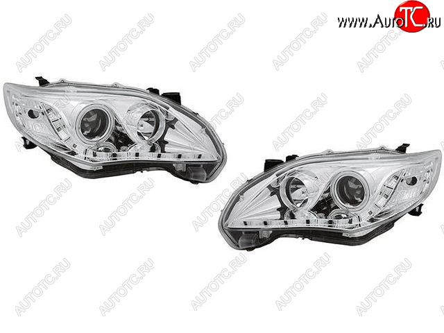 33 899 р. COROLLA ФАРА Л+П (КОМПЛЕКТ) (СЕДАН) ТЮНИНГ ЛИНЗОВАН (DEVIL EYES) С СВЕТЯЩ ОБОДК +- ПКОРРЕКТОР ВНУТРИ ХРОМ EAGLE EYES tycrl10-002h-n  с доставкой в г. Керчь