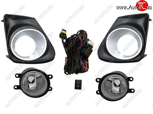 4 949 р. COROLLA ФАРА ПРОТИВОТУМ Л+П (КОМПЛЕКТ) С РЕШЕТК БАМПЕРА ХРОМ , (СЕДАН) BODYPARTS tycrl10-074-n  с доставкой в г. Керчь