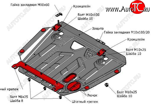 1 399 р. COROLLA ЗАЩИТА ПОДДОНА ДВИГАТЕЛЯ + КПП , С КРЕПЛЕН , 1.6 , 1.8 , СТАЛЬН BODYPARTS tycrl07-9f0  с доставкой в г. Керчь