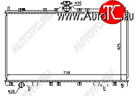 7 599 р. GRANDIS РАДИАТОР ОХЛАЖДЕН BODYPARTS mbgra04-912  с доставкой в г. Керчь