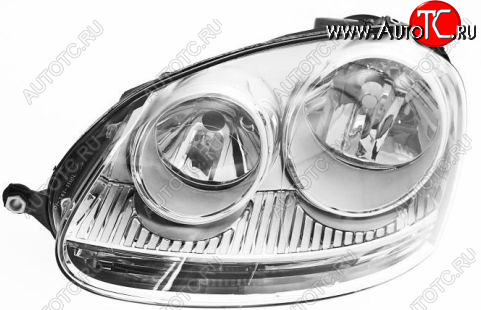 9 249 р. Левая фара (c электрокорректором) DEPO  Volkswagen Jetta  A5 (2005-2011) седан  с доставкой в г. Керчь