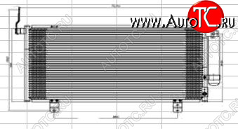 4 299 р. GALANT КОНДЕНСАТОР КОНДИЦ BODYPARTS mbgal04-930  с доставкой в г. Керчь