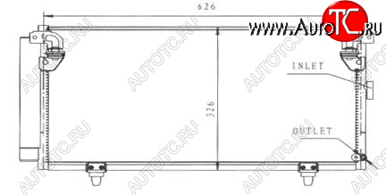4 599 р. LEGACY (+ OUTBACK) КОНДЕНСАТОР КОНДИЦ (см.каталог) BODYPARTS sbleg04-931  с доставкой в г. Керчь