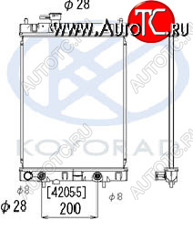 6 649 р. CUBE РАДИАТОР ОХЛАЖДЕН вариатор (CVT) (KOYO) KOYORAD nncub98-911  с доставкой в г. Керчь