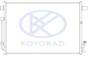 11 399 р. MURANO КОНДЕНСАТОР КОНДИЦ (KOYO) KOYORAD nnmur08-930  с доставкой в г. Керчь. Увеличить фотографию 1