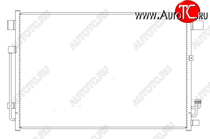 4 599 р. MURANO КОНДЕНСАТОР КОНДИЦ BODYPARTS nnmur08-931  с доставкой в г. Керчь