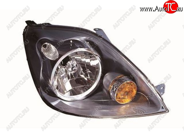 8 249 р. Правая фара (c электрокорректором) DEPO  Ford Fiesta  5 (2005-2008) хэтчбэк 5 дв. рестайлинг  с доставкой в г. Керчь