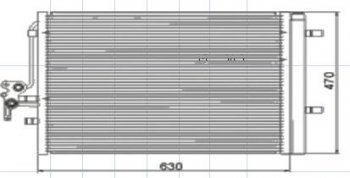 MONDEO КОНДЕНСАТОР КОНДИЦ (см.каталог) BODYPARTS fdmon07-933