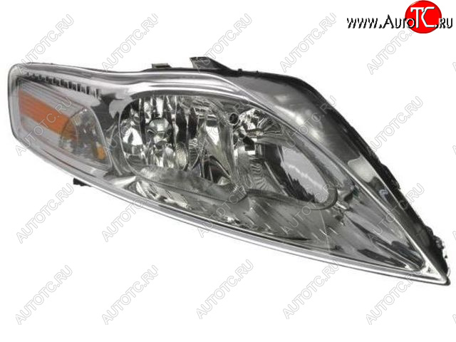 11 499 р. Правая фара (c электрокорректором) DEPO  Ford Mondeo (2007-2010) Mk4,BD дорестайлинг, седан  с доставкой в г. Керчь
