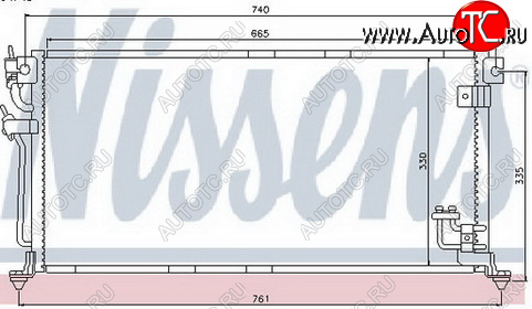 3 899 р. LANCER КОНДЕНСАТОР КОНДИЦ BODYPARTS mblan04-930  с доставкой в г. Керчь