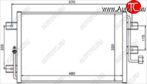 3 499 р. ALBEA (PALIO 98-) КОНДЕНСАТОР КОНДИЦ BODYPARTS ftalb05-930  с доставкой в г. Керчь