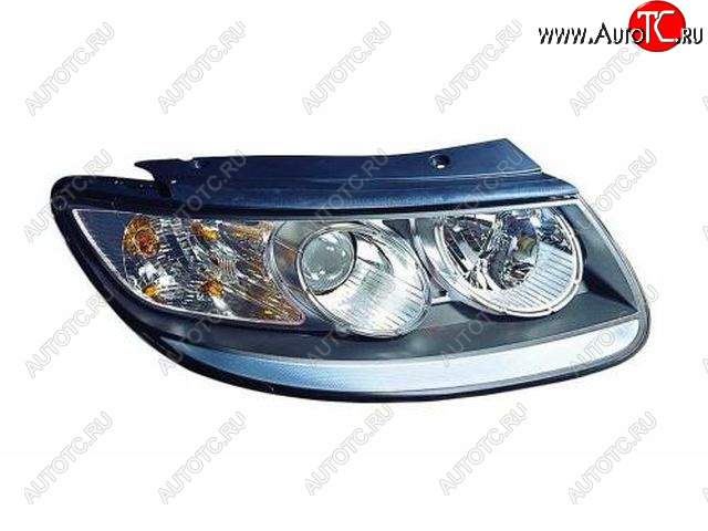 12 749 р. Левая фара (корректор) DEPO  Hyundai Santa Fe  CM (2006-2009) дорестайлинг  с доставкой в г. Керчь