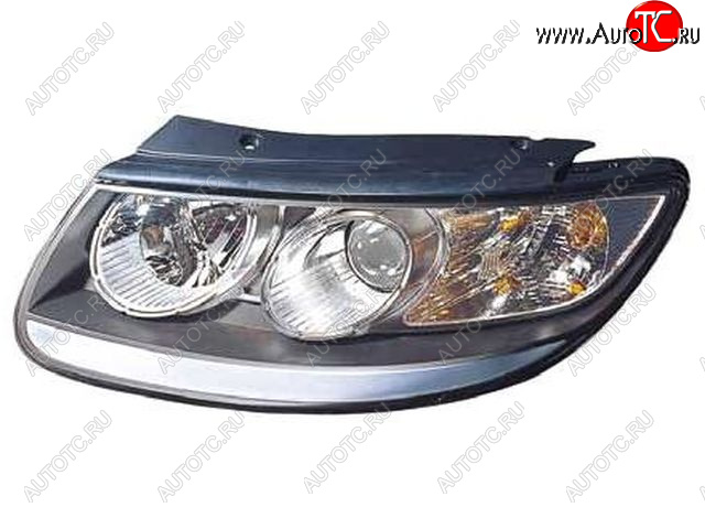 6 749 р. Левая фара (c электрокорректором) BODYPARTS  Hyundai Santa Fe  CM (2006-2009) дорестайлинг  с доставкой в г. Керчь