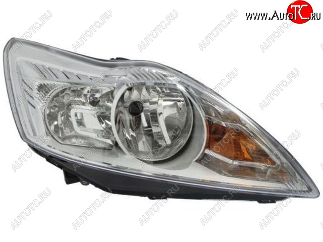 8 999 р. Правая фара (c электрокорректором) DEPO  Ford Focus  2 (2007-2011) седан рестайлинг  с доставкой в г. Керчь