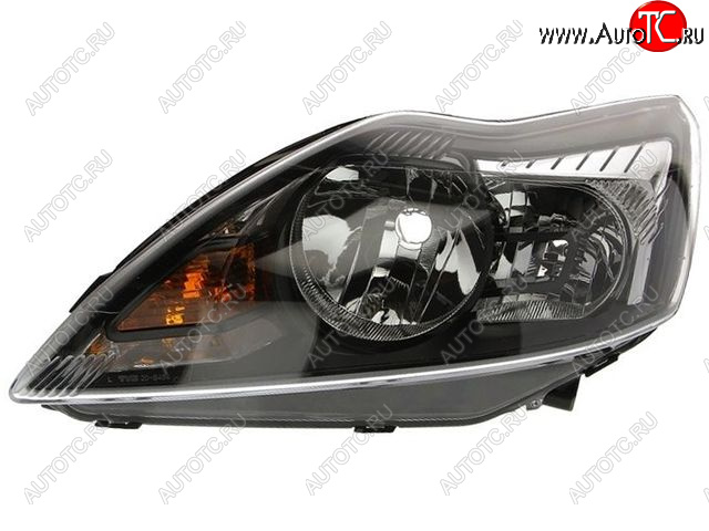 8 999 р. Левая фара (c электрокорректором) DEPO  Ford Focus  2 (2007-2011) седан рестайлинг  с доставкой в г. Керчь