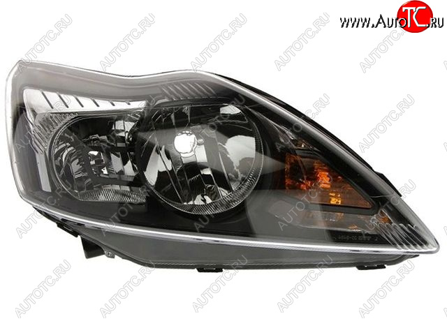 8 999 р. Правая фара (c электрокорректором) DEPO  Ford Focus  2 (2007-2011) седан рестайлинг  с доставкой в г. Керчь