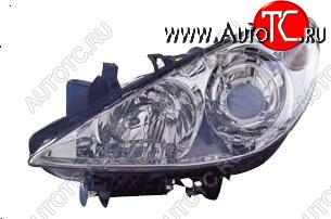 11 399 р. Левая фара (с электрокорректором, линзован) BODYPARTS  Peugeot 307 ( хэтчбэк 5 дв.,  хэтчбэк 3 дв.) (2005-2008) рестайлинг  с доставкой в г. Керчь
