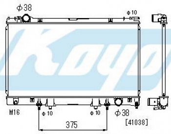 LS400 РАДИАТОР ОХЛАЖДЕН AT 4 (1 ряд) BODYPARTS lxlx495-910