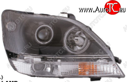 35 299 р. RX300 ФАРА Л+П (КОМПЛЕКТ) ТЮНИНГ ЛИНЗОВАН С 2 СВЕТЯЩ ОБОДК (EAGLE EYES) ВНУТРИ ЧЕРН EAGLE EYES lxrx399-003b-n  с доставкой в г. Керчь