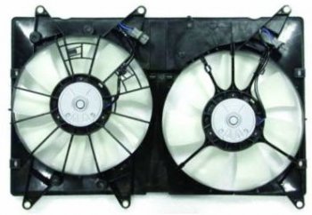 RX300 {TY HARIERHIGHLANDER 00-} МОТОР+ВЕНТИЛЯТОР  РАДИАТ ОХЛАЖДЕН ДВУХВЕНТИЛЯТ С КОРПУС (Тайвань) API lxrx399-920