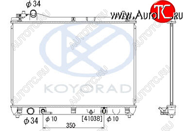 9 299 р. G.VITARA РАДИАТОР ОХЛАЖДЕН 2 AT (KOYO) KOYORAD szgvt06-911  с доставкой в г. Керчь