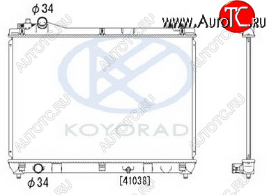 12 999 р. G.VITARA РАДИАТОР ОХЛАЖДЕН 2 MT (KOYO) KOYORAD szgvt06-910  с доставкой в г. Керчь