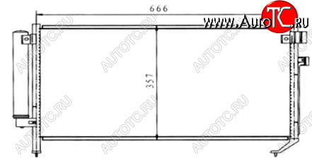4 199 р. FORESTER КОНДЕНСАТОР КОНДИЦ BODYPARTS sbfor03-931  с доставкой в г. Керчь