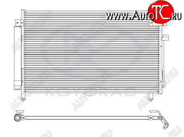 5 799 р. FORESTER КОНДЕНСАТОР КОНДИЦ (KOYO) KOYORAD sbfor03-930  с доставкой в г. Керчь