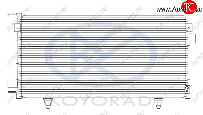 5 999 р. IMPREZA {FORESTER 07-} КОНДЕНСАТОР КОНДИЦ (KOYO) KOYORAD sbimp07-930  с доставкой в г. Керчь