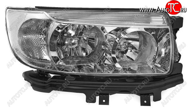 17 549 р. Правая фара (c электрокорректором) DEPO Subaru Forester SG рестайлинг (2005-2008)  с доставкой в г. Керчь