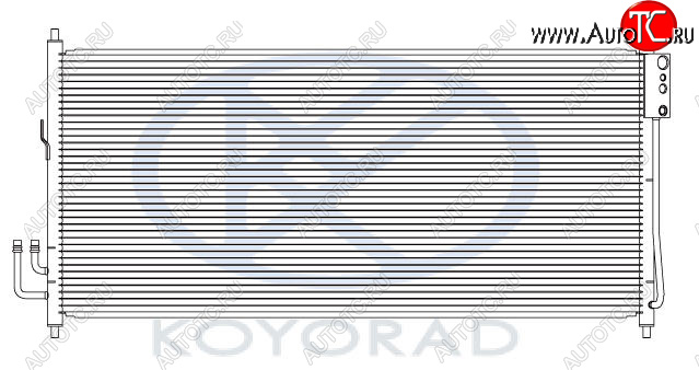 10 899 р. TEANA КОНДЕНСАТОР КОНДИЦ (KOYO) KOYORAD nnten04-930  с доставкой в г. Керчь