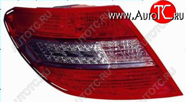 7 249 р. Левый фонарь (диодный) DEPO Mercedes-Benz C-Class W204 дорестайлинг седан (2007-2011)  с доставкой в г. Керчь