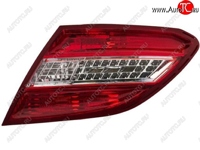 7 249 р. Правый фонарь (диодный) DEPO Mercedes-Benz C-Class W204 дорестайлинг седан (2007-2011)  с доставкой в г. Керчь