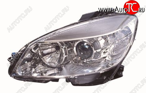 15 299 р. Левая фара (c электрокорректором) DEPO Mercedes-Benz C-Class W204 дорестайлинг седан (2007-2011)  с доставкой в г. Керчь