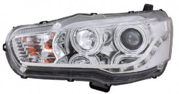 30 599 р. LANCER ФАРА Л+П (КОМПЛЕКТ) ТЮНИНГ ЛИНЗОВАН (DEVIL EYES) С СВЕТЯЩ ОБОДК БЕЗ КОРРЕКТОР (EAGLE EYES) ВНУТРИ ХРОМ EAGLE EYES mblan07-002h-n  с доставкой в г. Керчь. Увеличить фотографию 1