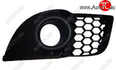 619 р. Правая вставка переднего бампера (с отверстием под ПТФ, пр-во Китай) BODYPARTS  Mitsubishi Lancer  10 CY (2011-2017) седан рестайлинг  с доставкой в г. Керчь