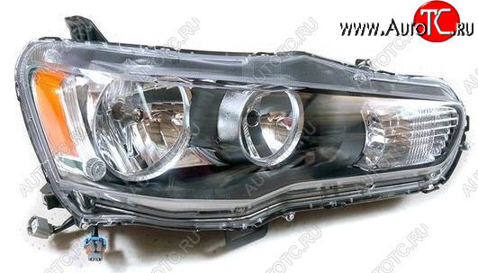 8 899 р. Правая фара (под корректор) DEPO Mitsubishi Lancer 10 CY седан дорестайлинг (2007-2010)  с доставкой в г. Керчь