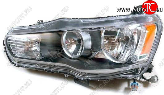 8 899 р. Левая фара (под корректор) DEPO  Mitsubishi Lancer  10 CY (2007-2010) седан дорестайлинг  с доставкой в г. Керчь